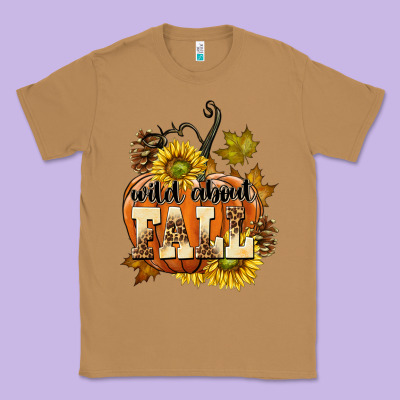 Wild About Fall Classic Tee Designed By Texasbilliewilder