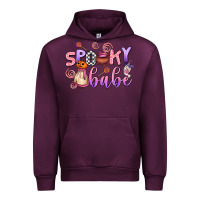 Mauve Wine spooky babe Urban Hoodie - AdoDesignShop