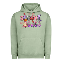 Pigment Oil Green spooky babe Urban Hoodie - AdoDesignShop