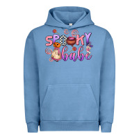 Pigment Pebble Blue spooky babe Urban Hoodie - AdoDesignShop