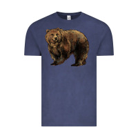 Vintage Denim Grizzly Bear Vintage Tee - HowdyJamesFarm