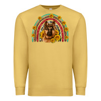 Antique Gold german shepherd rainbow Premium Sweatshirt - Artiststas