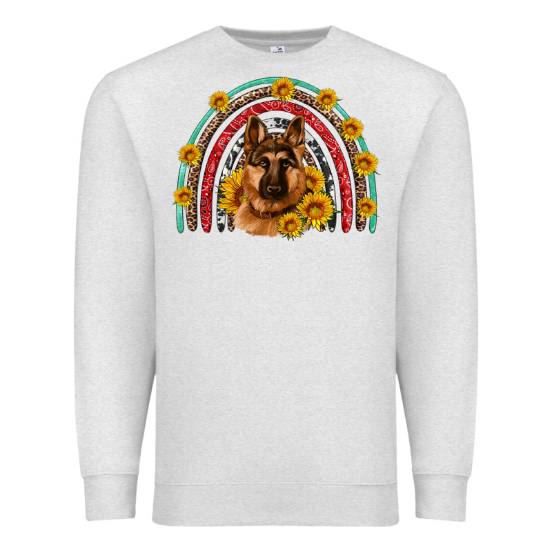 German Shepherd Rainbow Premium Sweatshirt by Artiststas | Teevron