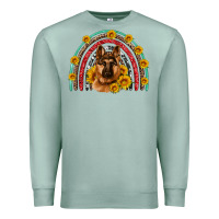 Seafoam german shepherd rainbow Premium Sweatshirt - Artiststas