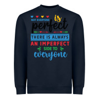 Navy Not everyone is perfect. There is always an imperf Heavyweight Sweatshirt - CowhideDigitalArt