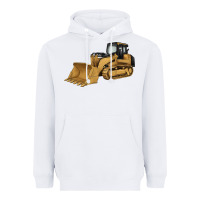 White bulldozer Heavyweight Hoodie - Artiststas