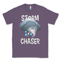 Lavender Kids Storm Chaser Boys Storm Hunter Tornado Gift Classic Tee - minhPixels