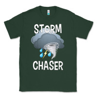 Sports Green Kids Storm Chaser Boys Storm Hunter Tornado Gift Classic Tee - minhPixels