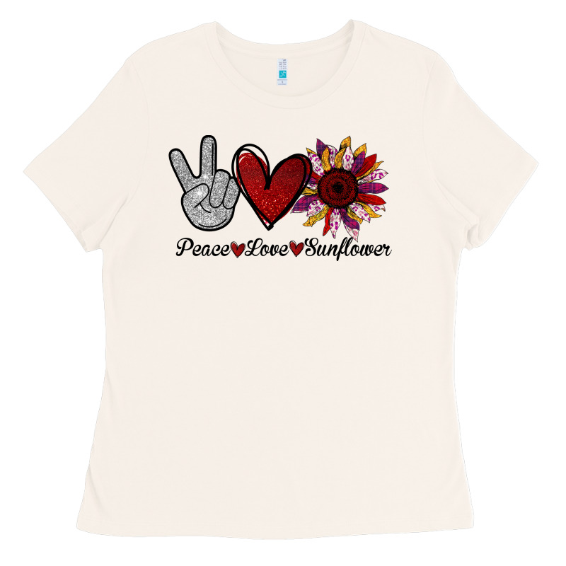Peace Love Sunflower Ladies Tee by Bettercallsaul | Teevron