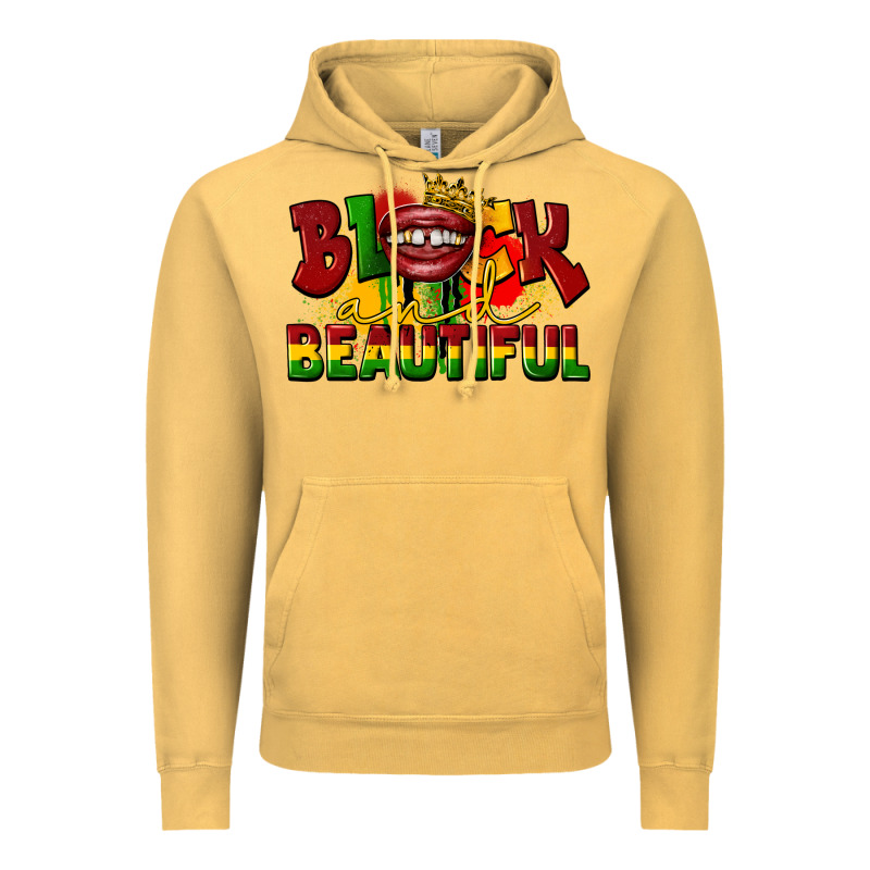 Black And Beautiful Vintage Hoodie by CowGirlArtShop | Teevron