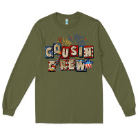 Army Green Cousin crew 4th of july Long Sleeve Tee - CowGirlArtShop