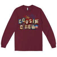 Burgundy Cousin crew 4th of july Long Sleeve Tee - CowGirlArtShop