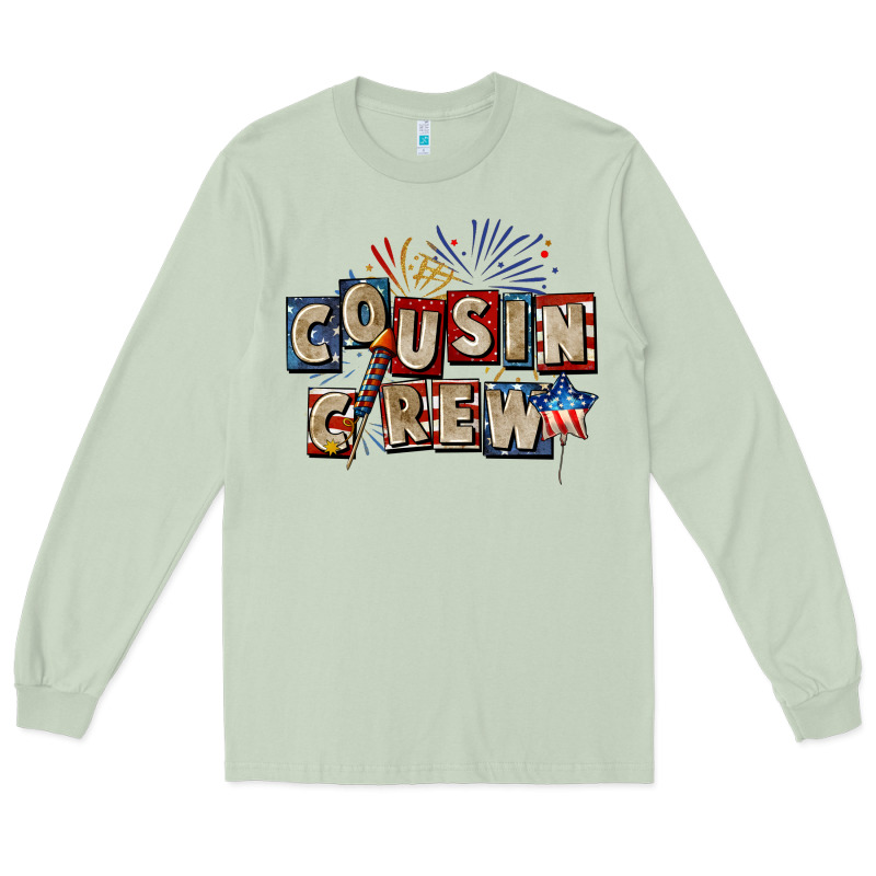 Cousin Crew 4th Of July Long Sleeve Tee by CowGirlArtShop | Teevron