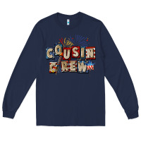 Navy Cousin crew 4th of july Long Sleeve Tee - CowGirlArtShop