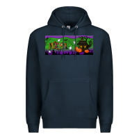 Navy halloween mama 15 oz mug Premium Hoodie - BundleAndBundleShop
