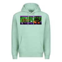 Seafoam halloween mama 15 oz mug Premium Hoodie - BundleAndBundleShop