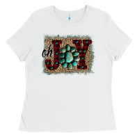 White Oh Joy Christmas Ladies Tee - Bettercallsaul
