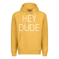 Mustard Hey Dude Tee Womens Mens Gift Premium Hoodie - minhPixels