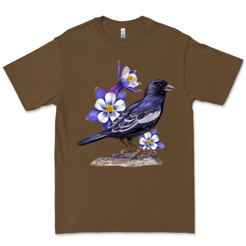 Colorado Lark Mountain Bunting Bird Premium Tee by Bettercallsaul | Teevron
