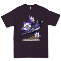 Plum Colorado Lark Mountain Bunting Bird Premium Tee - Bettercallsaul