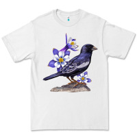 White Colorado Lark Mountain Bunting Bird Premium Tee - Bettercallsaul