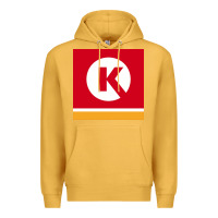 Mustard Circle K Retail Premium Hoodie - minhPixels