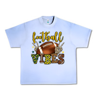 Grape Ice Football vibes yellow and green team color Urban Heavy Tee - HowdyJamesFarm