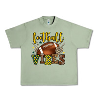 Oil Green Football vibes yellow and green team color Urban Heavy Tee - HowdyJamesFarm