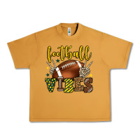 Peanut Butter Football vibes yellow and green team color Urban Heavy Tee - HowdyJamesFarm