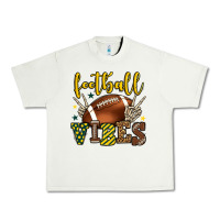 Pistachio Football vibes yellow and green team color Urban Heavy Tee - HowdyJamesFarm
