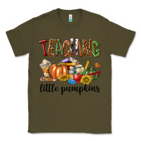 Army Green Teaching Little Pumpkins Classic Tee - texasbilliewilder