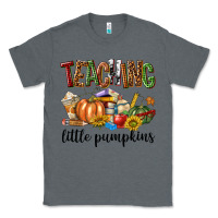 Charcoal Heather Teaching Little Pumpkins Classic Tee - texasbilliewilder