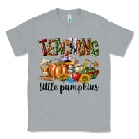 Heather Grey Teaching Little Pumpkins Classic Tee - texasbilliewilder