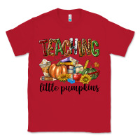 Red Teaching Little Pumpkins Classic Tee - texasbilliewilder