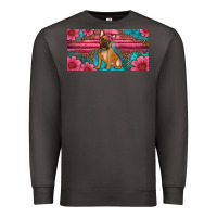 Smoke french bulldog floral license plate Premium Sweatshirt - Artiststas