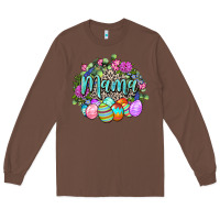 Chestnut Easter Mama Happy Easter Day Long Sleeve Tee - CowGirlArtShop