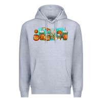 Heather Grey basketball coffee cups Premium Hoodie - Jasminsmagicworld