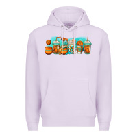 Lilac basketball coffee cups Premium Hoodie - Jasminsmagicworld