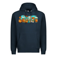 Navy basketball coffee cups Premium Hoodie - Jasminsmagicworld