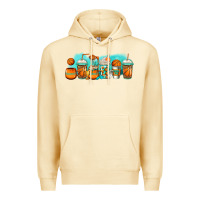 Pina Colada basketball coffee cups Premium Hoodie - Jasminsmagicworld