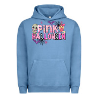 Pigment Pebble Blue pink halloween Urban Hoodie - AdoDesignShop