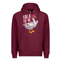 Burgundy Talk To Me- Funny Goose Tee- Funny Goose Gifts Premium Premium Hoodie - minhPixels