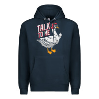 Navy Talk To Me- Funny Goose Tee- Funny Goose Gifts Premium Premium Hoodie - minhPixels