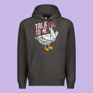 Talk To Me- Funny Goose Tee- Funny Goose Gifts Premium Premium Hoodie Designed By Minhpixels