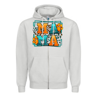 Dove Grey Cat dog mama Mother's Day Zipper Hoodie - LillyAllenDesigns