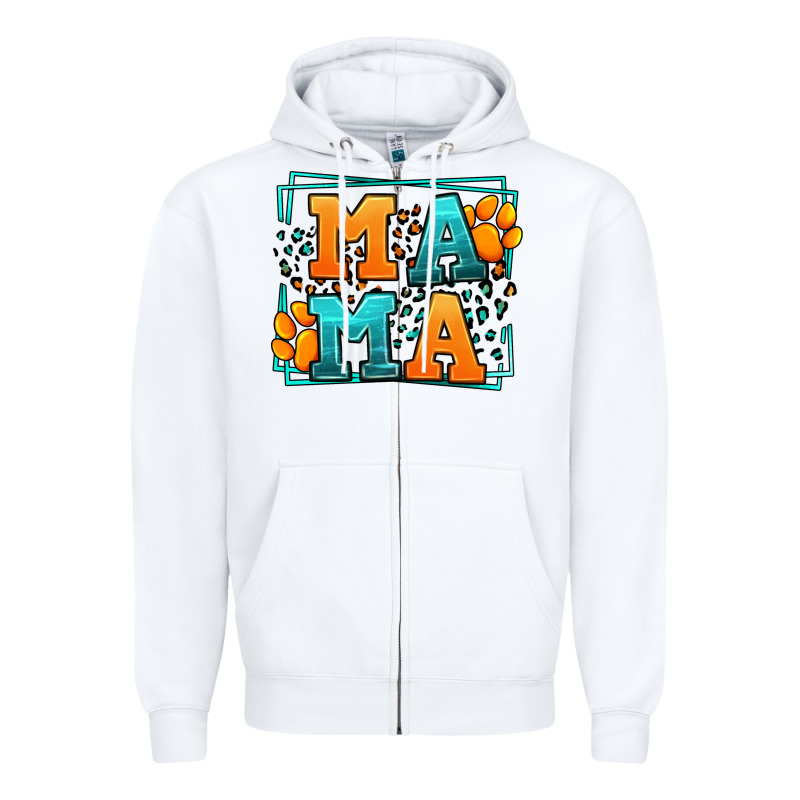 Cat Dog Mama Mother's Day Zipper Hoodie by LillyAllenDesigns | Teevron