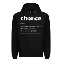 Black Chonce Definition We Took A Chonce Risk Lover Gift Premium Hoodie - minhPixels