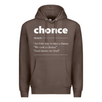 Coffee Chonce Definition We Took A Chonce Risk Lover Gift Premium Hoodie - minhPixels