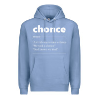 Colony Blue Chonce Definition We Took A Chonce Risk Lover Gift Premium Hoodie - minhPixels