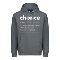 Rock Chonce Definition We Took A Chonce Risk Lover Gift Premium Hoodie - minhPixels